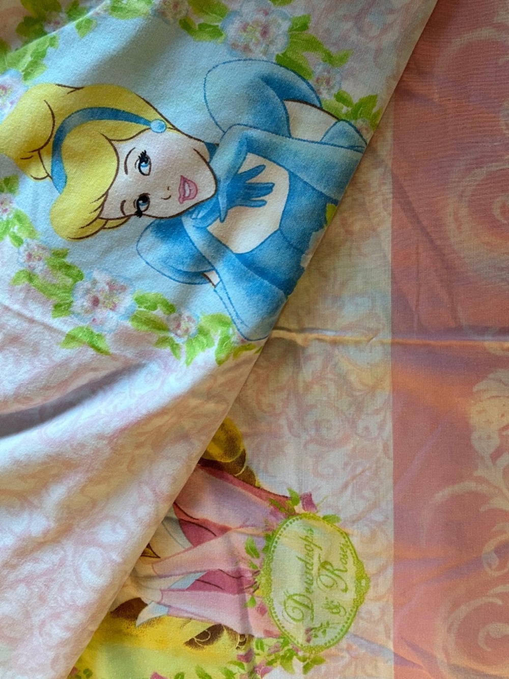 Vintage Disney Flat Sheet